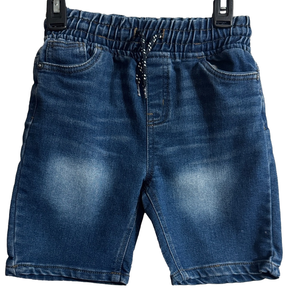 Tony Hawk Boys Dark Blue Elastic-Waist Denim Shorts